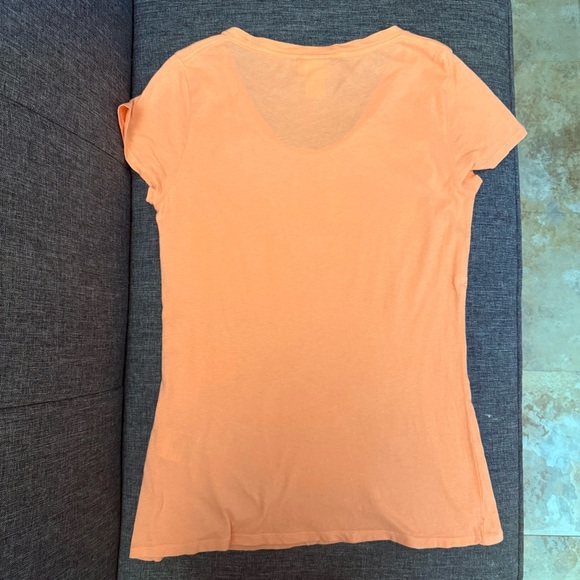 JUNK FOOD Vintage Sorbet Orange Peanut Snoopy T-Shirt - Picture 2 of 3